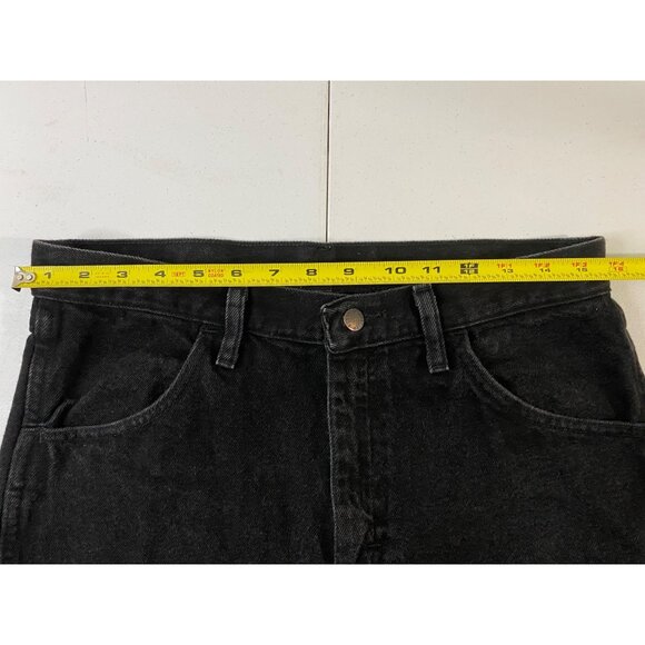 Rustler Men’s Black Denim Jeans 32x30 Straight Leg Cotton Casual Pants - Picture 4 of 11